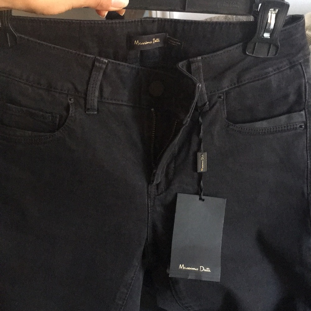 Mossimo Dutti black slim pants size 4 new w/tag